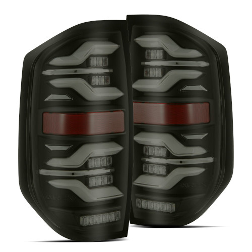 AlphaRex LUXX-Series LED Tail Lights (Black Smoke) for 14-21 Tundra - 672040