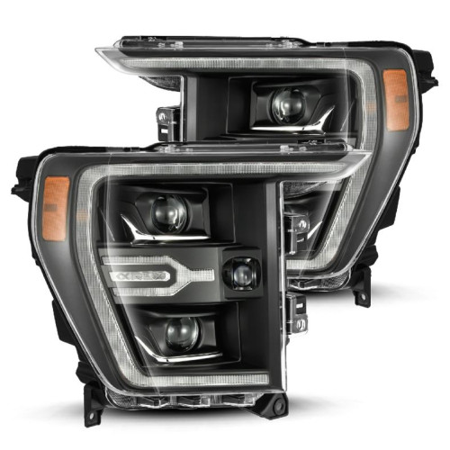 AlphaRex LUXX-Series LED Projector Headlights (Black) for 21-23 F-150, 21-23 Raptor - 880139