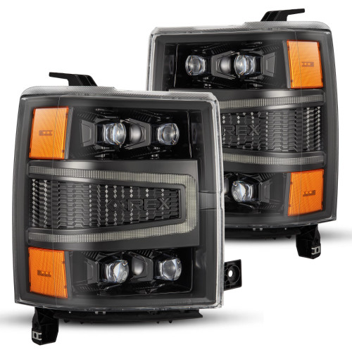AlphaRex NOVA-Series LED Projector Headlights (Alpha-Black) for 14-15 Silverado 1500 - 880241
