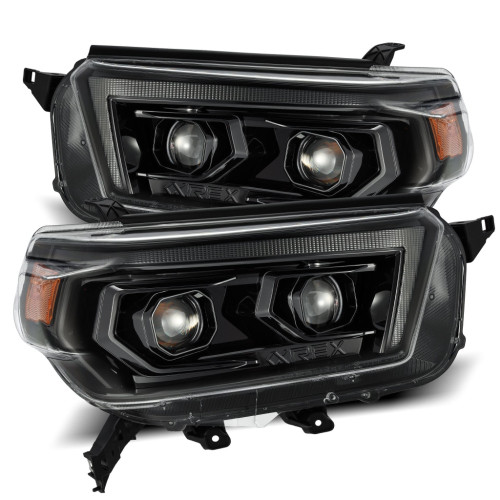AlphaRex LUXX-Series Projector Headlights (Alpha-Black) for 10-13 4Runner - 880756