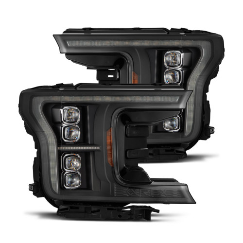 AlphaRex MK II NOVA-Series LED Projector Headlights (Black) for 18-20 F-150 - 880248