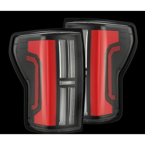 AlphaRex NOVA-Series Prismatic LED Tail Lights (Black-Red) for 07-13 Tundra - 670052