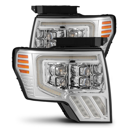 AlphaRex MK II NOVA-Series LED Projector Headlights (Chrome) for 09-14 F-150 - 880093