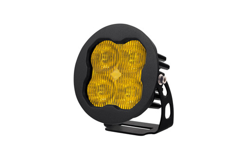 Diode Dynamics Worklight SS3 Pro Yellow SAE Fog Round Single-DD6150S