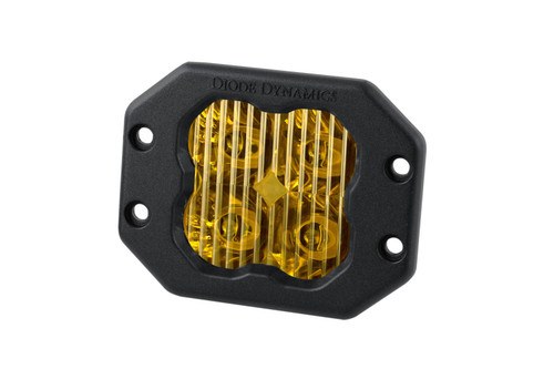 Diode Dynamics Worklight SS3 Pro Yellow Driving Flush Single-DD6212S