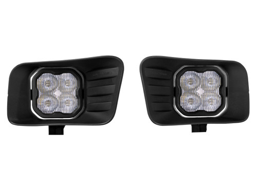 Diode Dynamics SS3 Ram Horizontal LED Fog Light Kit Sport White SAE Fog-DD6679