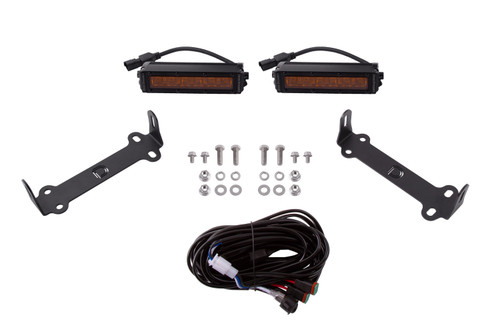 Stage Series SAE/DOT LED Lightbar Kit for 14-21 Toyota 4Runner Amber Driving Diode Dynamics