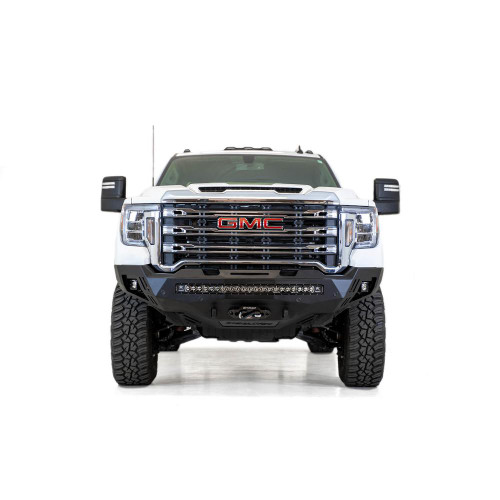 Addictive Desert Designs Stealth Fighter Front Bumper: 20-23 GMC 2500/3500 - F461403030103
