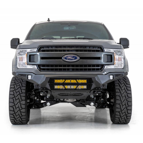 Addictive Desert Designs Bomber Front Bumper, Dual 20 in. Light Bars | Heritage: 18-20 F-150 - F180012140103