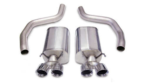 Corsa Performance 3.0in. Axle-Back Sport Dual Exhaust Twin 4.0in. Polished Tips 06-13 Corvette Z06 7.0L/ZR1 6.2L - 14164