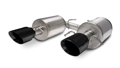 Corsa Performance 2.5in. Axle-Back Touring Dual Exhaust 4.0in. Black Tips 05-07 4.6L - 14157BLK