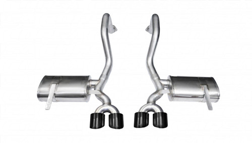 Corsa Performance 2.5in. Axle-Back Xtreme Dual Exhaust Black 4.0in. Tips 97-04 Corvette C5/Z06 5.7L V8 - 14961BLK