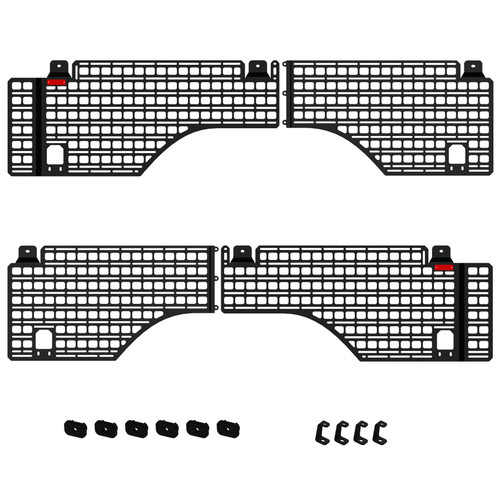 BuiltRight Bedside Rack System, 4pc. Kit: 07-18 Chevy/GMC 1500 (short bed)