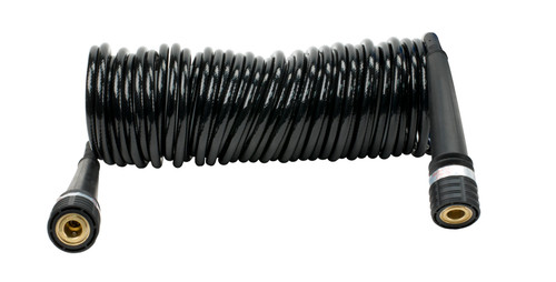Viair 30Ft. Coil Hose, PU, Inside braided, Quick Connect Coupler on both ends - 00034