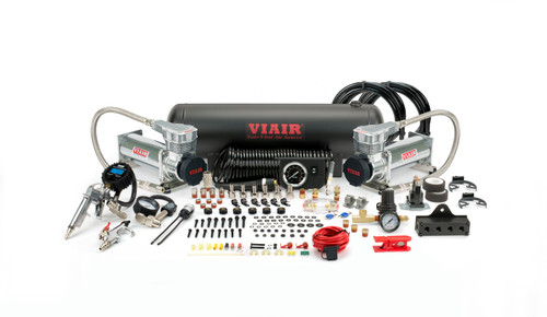 VIAIR Dual 380C Onboard Air Kit – 2 Kompressoren + 2,5 Gallonen Tank | Für Luftdruck-Systeme Im Auto