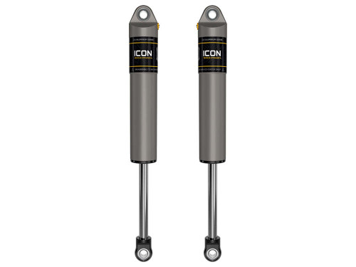 ICON 0-3" Lift, Rear, V.S. 2.5 Aluminum Series Shocks, Internal Reservoir, Pair for 99-25 F-250/350/450 Super Duty - 37605P