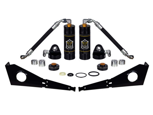 ICON Front, Coilover Reservoir w/ CDCV Upgrade Kit w/ Seals, Pair for 05-23 Tacoma, 07-14 FJ Cruiser, 03-24 4Runner - 51035C
