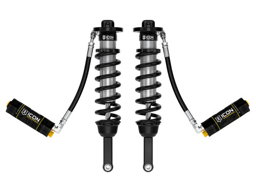 ICON 0-3.5"/0-2.75" Lift, Front, V.S. 2.5 Series Coilover Kit, Extended Travel, Remote Reservoir w/ CDCV, Pair for 05-23 Tacoma - 58735C