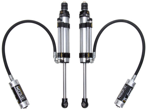 ICON 1-3" Lift, Rear 2.5 VS Omega Bypass Remote Reservoir Shocks, Pair for 07-14 FJ Cruiser, 03-24 4Runner, 03-23 GX - 59910P