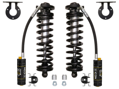 ICON 2.5-3" Lift, V.S. 2.5 Series Coilover Conversion Kit, Remote Reservoir w/ CDCV w/ Caster Cams for 05-23 F-250/350 Super Duty 4WD - 61720C