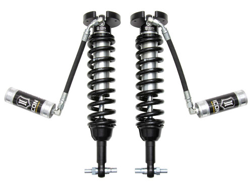 ICON 1.5-3.5" Lift, Front, V.S. 2.5 Series Coilover Kit, Extended Travel, Remote Reservoir, Pair for 19-26 Silverado/Sierra 1500 - 71656