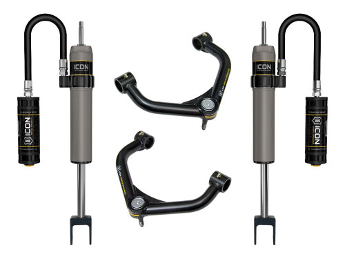ICON 0-2" Lift, V.S. 2.5 Aluminum Series Shock System, Remote Reservoir, Tubular for 11-19 GM 2500/3500 HD - 78724