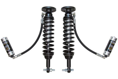 ICON 1.75-2.63" Lift, Front, V.S. 2.5 Series Coilover Kit, Remote Reservoir w/ CDCV for 2014 F-150 2WD - 91815C