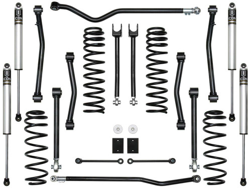 ICON 2.5" Lift, Stage 4 Suspension System for 18+ Jeep JL - K22014