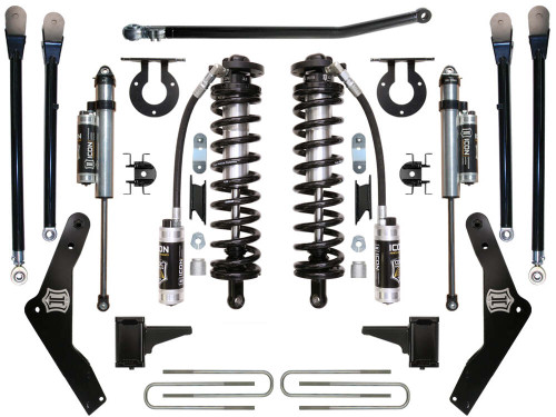 ICON 4-5.5" Lift, Stage 4 Coilover Conversion System for 11-16 F-250/350 Super Duty - K63134