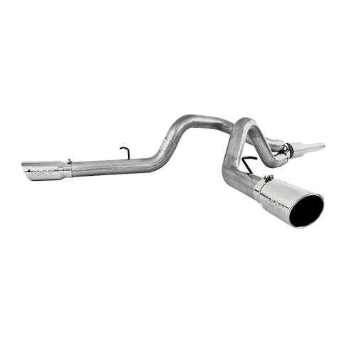 MBRP Cat Back Exhaust System 4 Inch Dual Split Side Aluminized Steel For 99-04 Ford F-250/350 V-10 - S5208AL