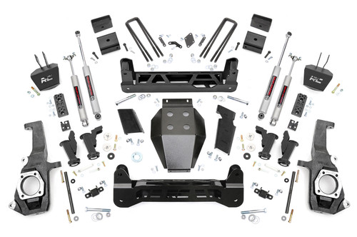 Rough Country 5 in. Lift Kit, Torsion Drop for Chevy/GMC 2500HD/3500HD 11-19 - 10330