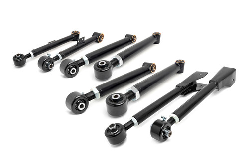 Rough Country X-Flex Control Arms, Complete Set for Jeep Wrangler TJ 4WD 97-06 - 11470