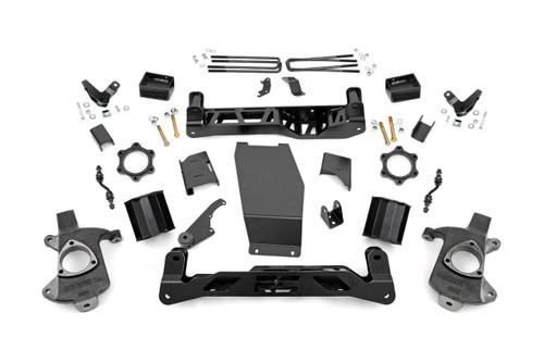 Rough Country 5 in. Lift Kit, Mag-ride, Alu/Stamp Steel for GMC Sierra 1500 Denali 14-18 - 17901