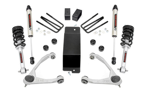 Rough Country 3.5 in. Lift Kit, Forged UCA, N3 Strut/V2 for Chevy/GMC 1500 14-16 - 19471