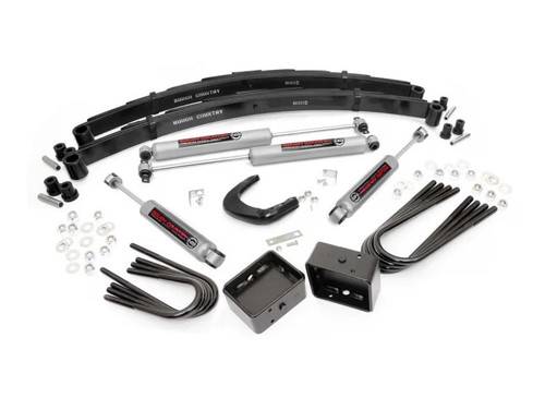 Rough Country 4 Inch Suspension Lift System 52 Inch Rear Springs 73-76 C20/K20/C25/K25 - 19630