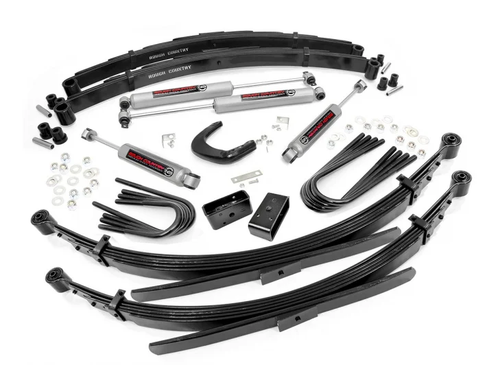 Rough Country 6 Inch Suspension Lift System 56 Inch Rear Springs 88-91 C10/K10 Suburban/K5 Blazer/C15/K15 - 214-88-9230