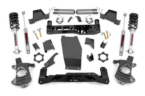 Rough Country 6 in. Lift Kit, N3 Struts, Aluminum/Stamp Steel for Chevy/GMC 1500 14-18 - 22732