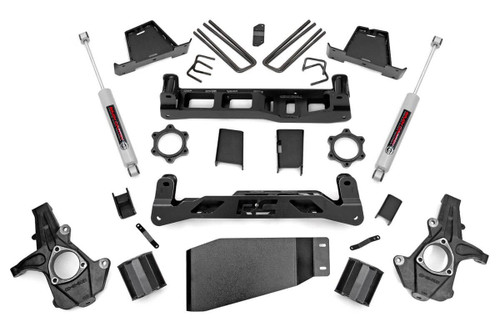 Rough Country 6 in. Lift Kit for Chevy Silverado and GMC Sierra 1500 4WD 07-13 - 23630