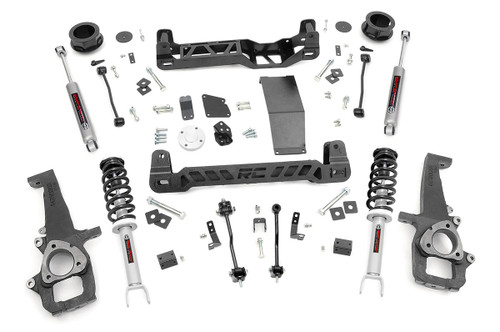 Rough Country 4 in. Lift Kit, N3 Struts for Ram 1500 4WD 12-18 and Classic - 33332