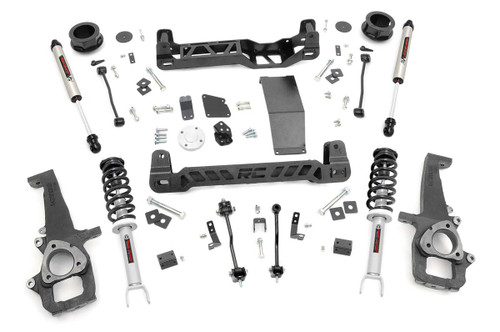 Rough Country 4 in. Lift Kit, N3 Struts/V2 for Ram 1500 4WD 12-18 and Classic - 33371