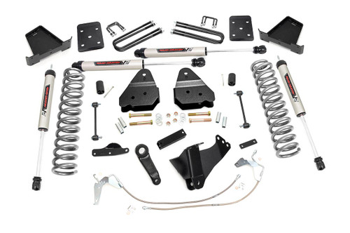 Rough Country 4.5 in. Lift Kit, w/o Overloads, V2 for Ford Super Duty 4WD 08-10 - 47870