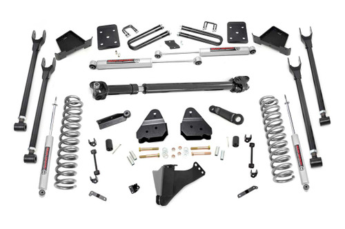 Rough Country 6 in. Lift Kit, 4-Link, No OVLD, D/S for Ford F-250/350 Super Duty 14-18 - 52621