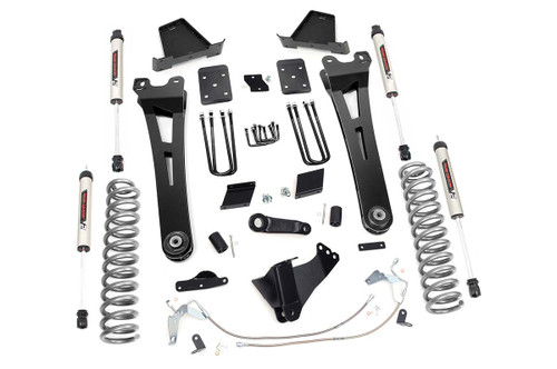 Rough Country 6 in. Lift Kit, Radius Arm, No OVLD, V2 for Ford F-250 Super Duty 14-18 - 54370