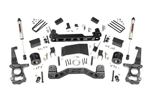 Rough Country 4 in. Lift Kit, V2, Rear for Ford F-150 4WD 15-20 - 55570