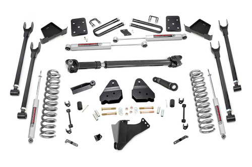 Rough Country 6 in. Lift Kit, 4-Link, OVLD, D/S for Ford F-250/350 Super Duty 14-18 - 56021