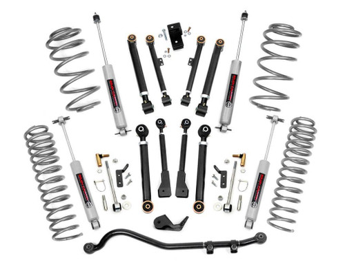 Rough Country 2.5 in. Lift Kit, X-Series for Jeep Wrangler TJ 4WD 97-06 - 61220