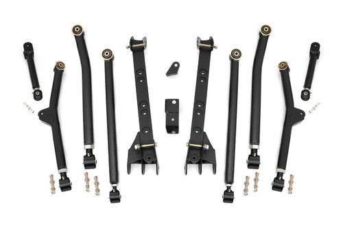Rough Country Long Arm Upgrade Kit, 4-6 in. Lift for Jeep Wrangler TJ 4WD 97-06 - 66300U