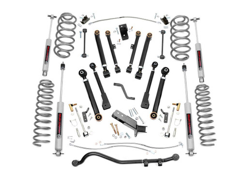 Rough Country 4 in. Lift Kit, X-Series for Jeep Wrangler TJ 4WD 97-06 - 66130