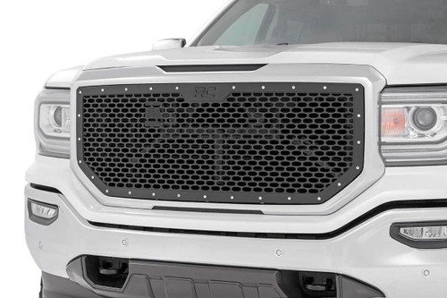 Rough Country Mesh Grille for GMC Sierra 1500 2WD/4WD 16-18 - 70156