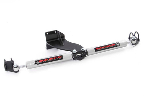 Rough Country N3 Steering Stabilizer, 2.5-8 in. Lift, Dual for Ram 2500 14-23/3500 13-23 - 8749430